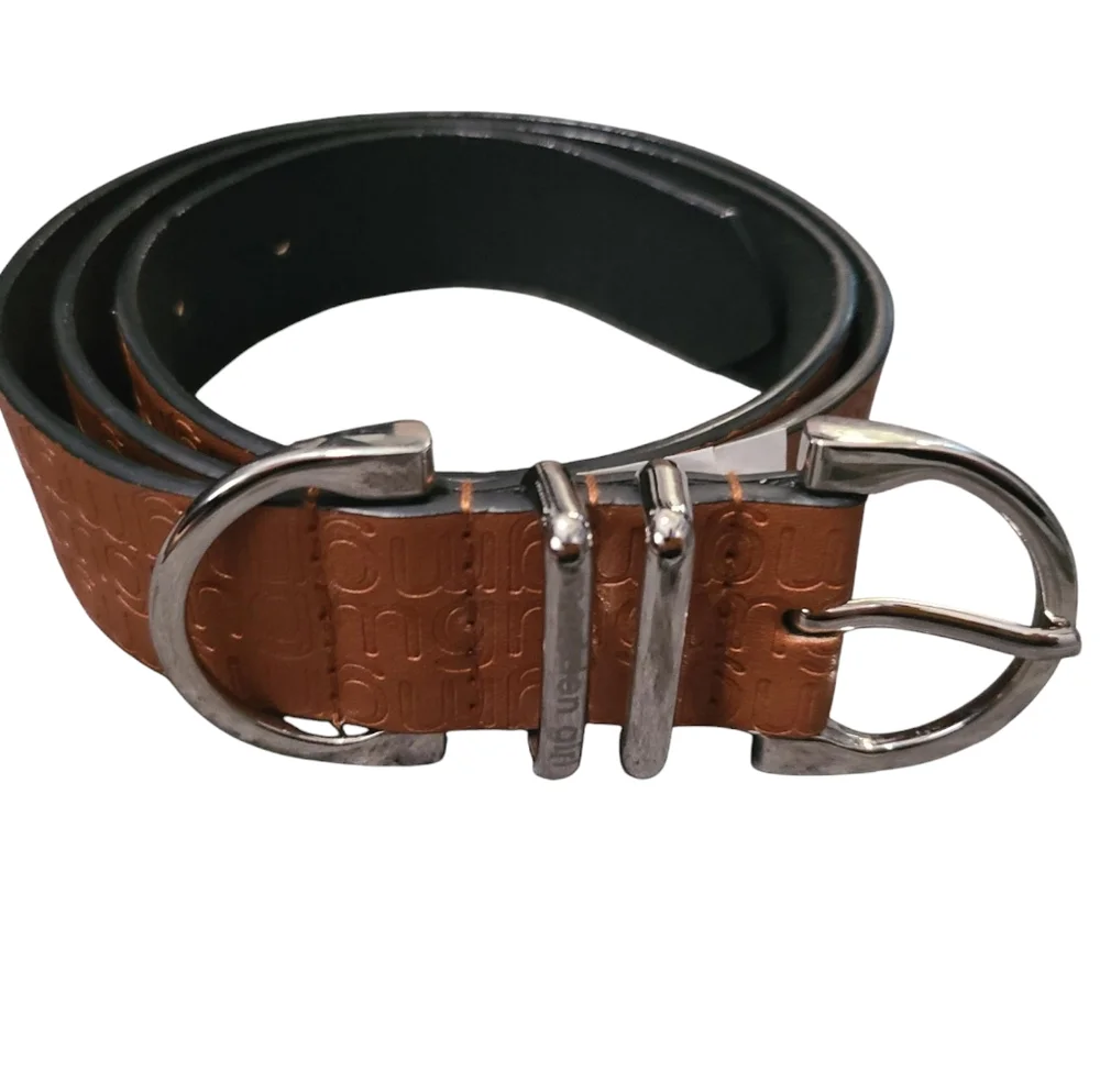 MADDEN GIRL belt with logo texture S